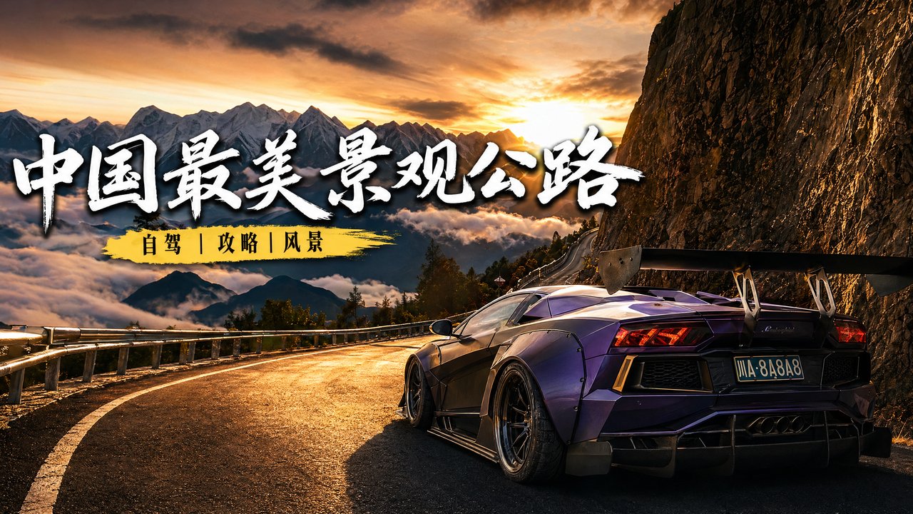 蜜桃跑车视频-中国最美景观公路自驾